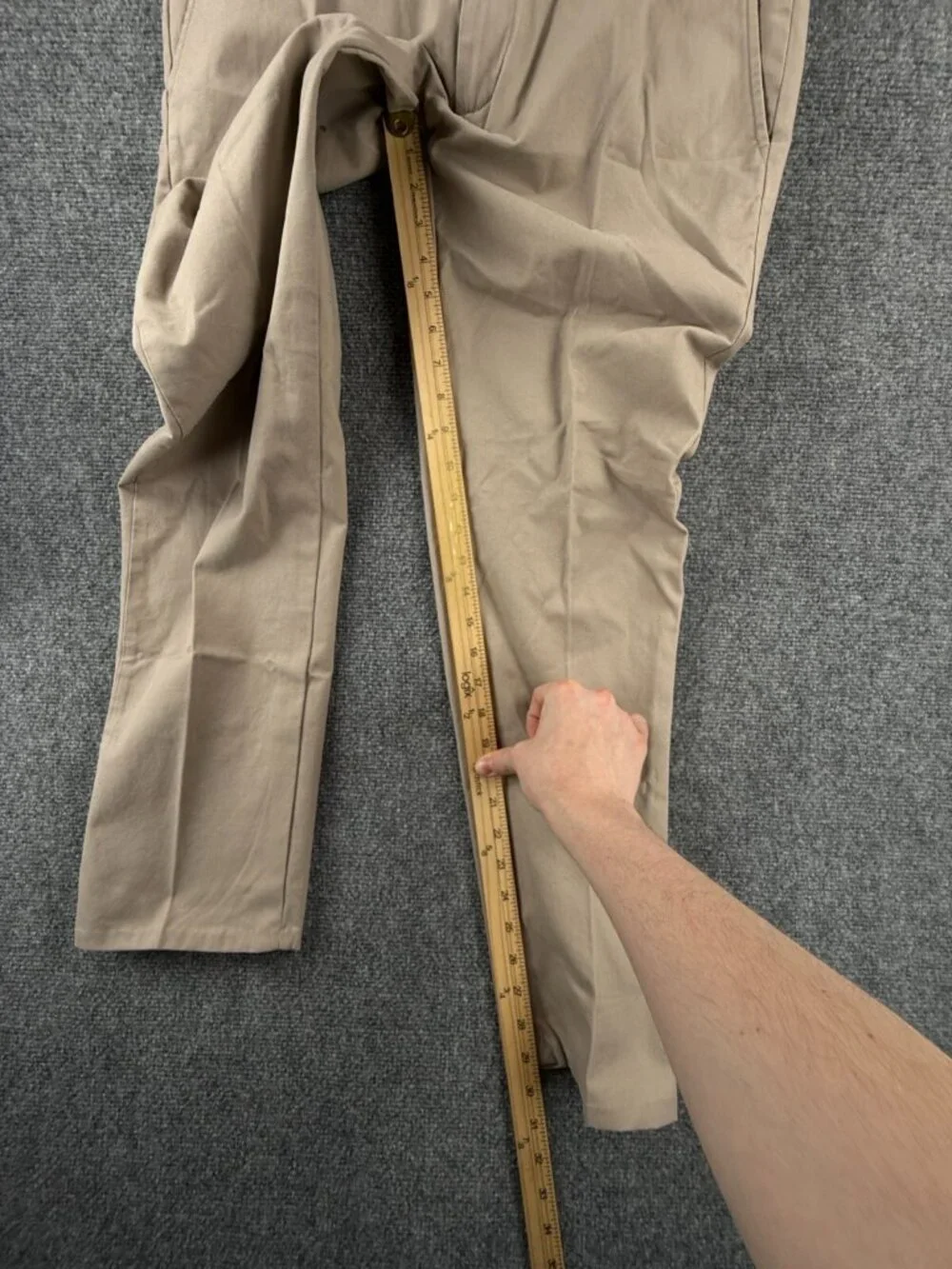 NWD NWT Banana Republic 32x32 Dawson Chino Beige Cotton Pants Adult Flat Front